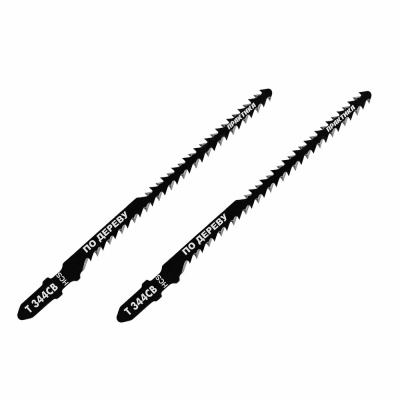 Полотна по дереву двусторонние, HCS, шлифованные под свободным углом зубья, 116/90 мм (T344CB), 2 шт