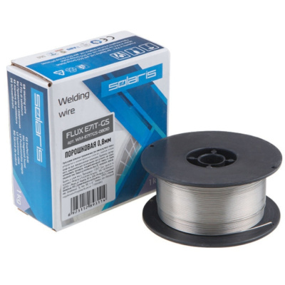 Проволока сварочная для нерж. стали ER 304 ф0,8мм (катушка D100 1кг) SOLARIS Проволока сварочная для нерж. стали ER 304 ф0,8мм (катушка D100 1кг) SOLARIS