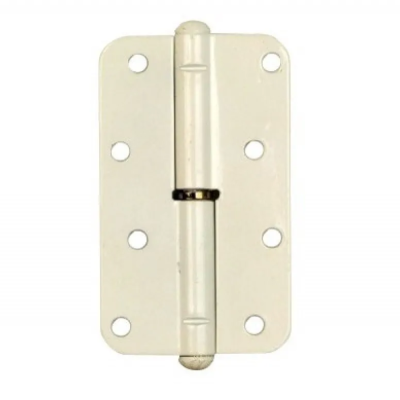 Петля ПН-85 левая (полимер Белая) накладная дверная Беларусь