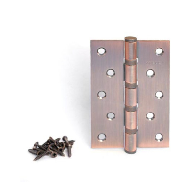 Петля Апекс 1шт 120*80-В4-Steel-AС медь. унив 4 подш-++