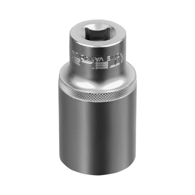 Головка торцевая удлиненная, 30мм, 6-ти гранная, CrV, под квадрат 1/2"// Stels