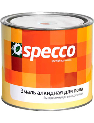 Эмаль ПФ-266 "Specco" красно-коричневая 1,9 кг