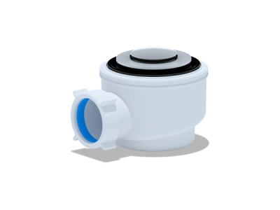 Сифон для душ. поддона 1 1/2*50 хром, клик-клак 