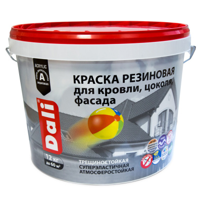 РАСКА РЕЗИНОВАЯ "DALI" ТЕРРАКОТОВАЯ 12 КГ (1) "РОГНЕДА"