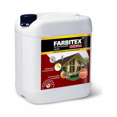 Олифа "Оксоль" марки ПВ (10,0л) FARBITEX ПРОФИ WOOD 1шт