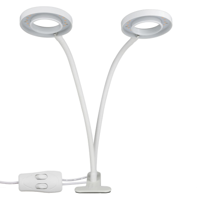 Светильник для растений светодиодный с таймером, на прищепке. Спектр ULT-P35-15W/SPLE/TM IP40 WHITE 