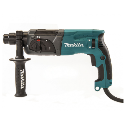 Перфоратор HR2470 Makita, SDS+,780Вт,3реж,2,7Дж,0-4500у\м,2,6кг,чем,зашита уг щеток от пыли