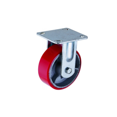 Колесо большегрузное полиуретановое неповоротное 160мм