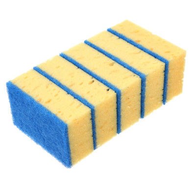 Набор губок для мытья посуды, 5 шт, 10,7x6,5x3,5 см, коралл VETTA