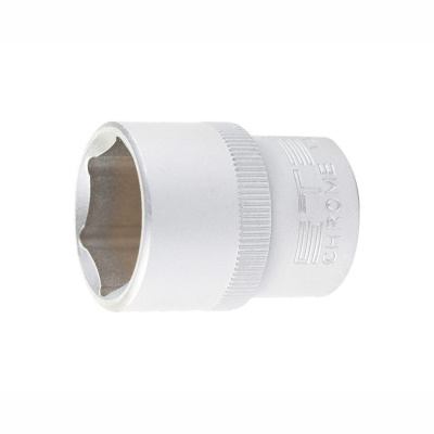 Головка торцевая, 30 мм, 6-гранная, CrV, под квадрат 1/2",// Stels