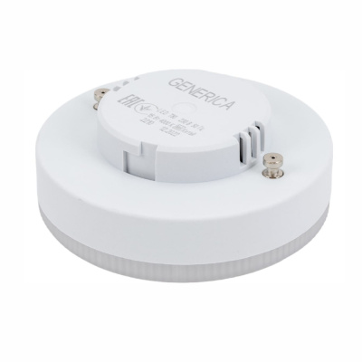 Лампа светодиодная T80 таблетка 15Вт 230В 4000К GX53 GENERICA