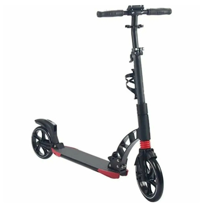 Самокат S00058 (черный-красный)