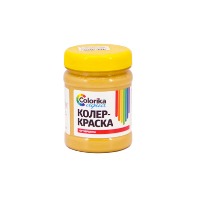 Колер-краска "Colorika Aqua" охра желтая 0,3 кг Колер-краска "Colorika Aqua" охра желтая 0,3 кг