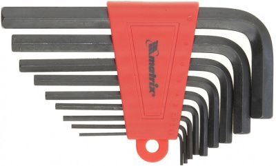 Набор ключей имбусовых 2,0-12мм, 9шт. "MATRIX"