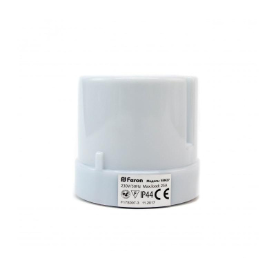 Фотореле 5500w IP44 белый