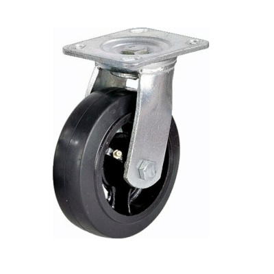 Колесо  б/г обрезин. поворот. 125мм (SCD55)