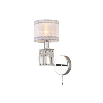  Настенный светильник / хром/прозрачный хрусталь Strotskis