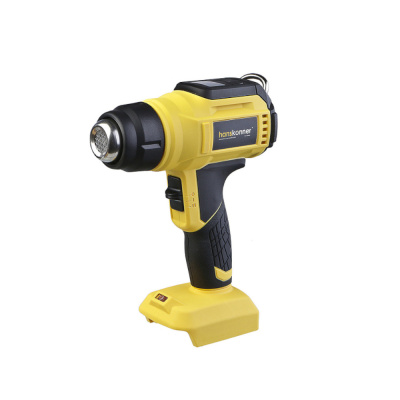 Фен аккумуляторный HHG1850PRO 18В Hanskonner,30-500град, дисплей, без АКБ и ЗУ