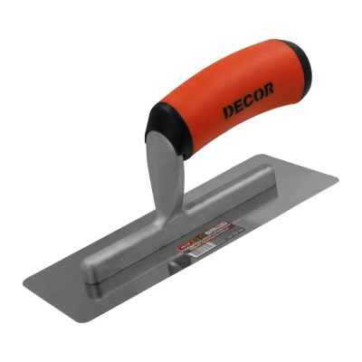 Гладилка DЕCOR "Венецианская" 200х78 мм, трапециевидная, 0,7 мм (12/60шт/уп)