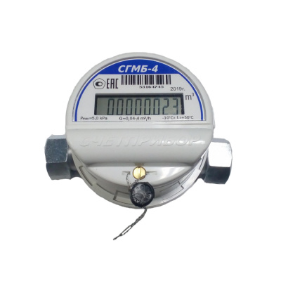 Счетчик газа малогабаритный СГМБ-4 (Орел)(10) 2024год