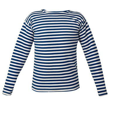 Тельняшка т.синяя с белым пл.160 г/кв.м.,100% х/б,  р.120-124/194-200