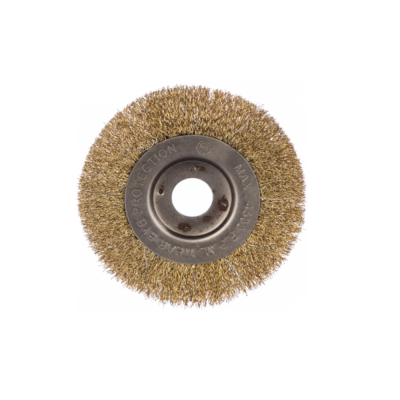 Корщетка "Колесо" 125 мм, волнистая, посадочный диаметр 22 мм