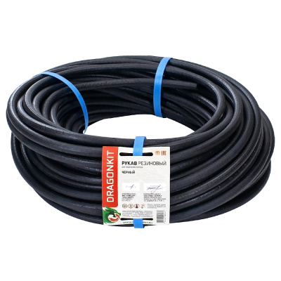 Рукав газовый 9,0мм,черный,40м,3 класс, DRAGONKIT