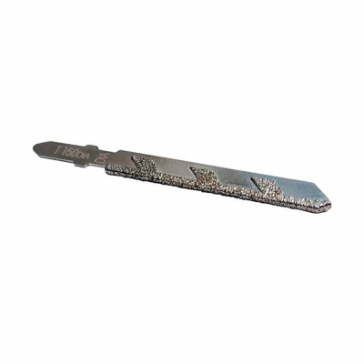 Пилки для лобзика по плитке, ПРАКТИКА Т150DIA 76*50мм, чистый рез, Алмазные (2шт.)