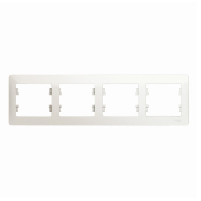 Рамка 4 пост перламутр GLOSSA