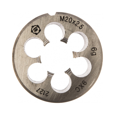 Плашка круглая 20,0*2,5 ГОСТ 9740