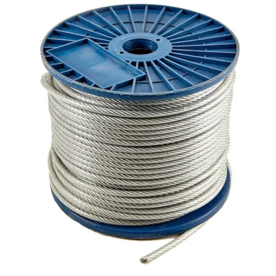 Трос стальной 4/5 мм в оплетке ПВХ