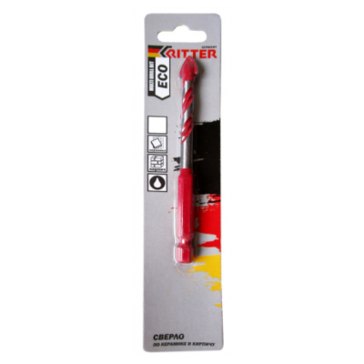 Сверло Ritter Eco по стеклу и керамике 5мм (в блистере)(1000/100/1)