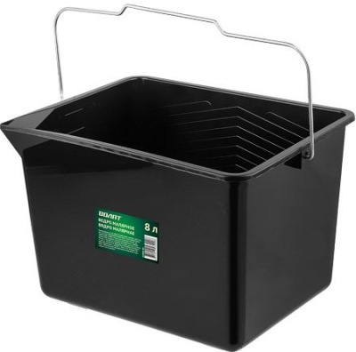 Ведро усиленное 8 л, с носиком для слива и мерными насечками, пластиковая руча (1/15шт)