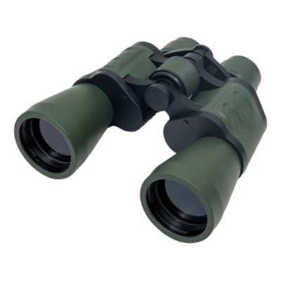 Бинокль "СЛЕДОПЫТ", 10х50, зеленый-защитный, 180*85*180 мм, 660 гр.,  в чехле/20/