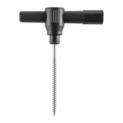 Бур-ввертыш крепежный для зимней палатки №2 (черный) (HS-ISA-B) Helios