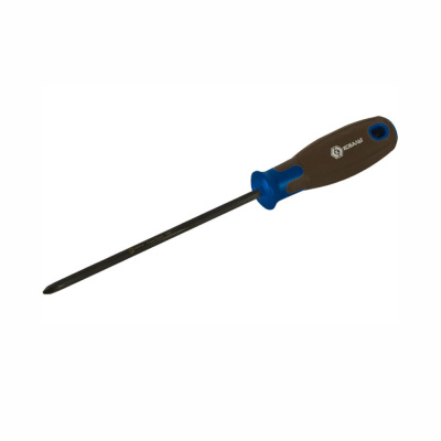 Отвертка POLYWOOD КОБАЛЬТ PH-2 х 150 мм CR-V, древесно-полимерная рукоятка (1 шт.) подвес