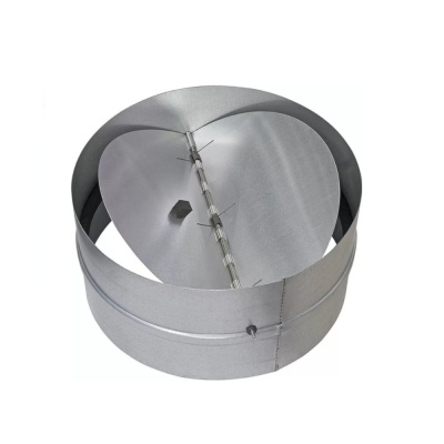 Клапан обратный "бабочка" (КОБ) ф 125 оц. ст. ниппельный