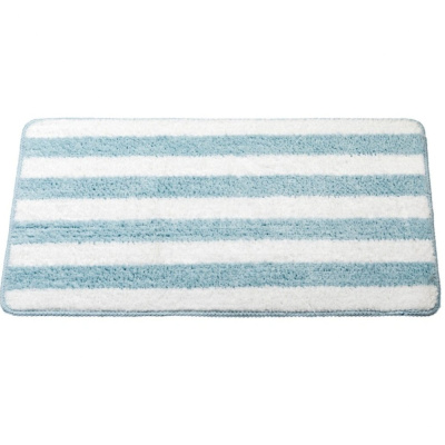 Коврик д/ванн 45*70см голубой/белый PASSO ATM-0605LB-B