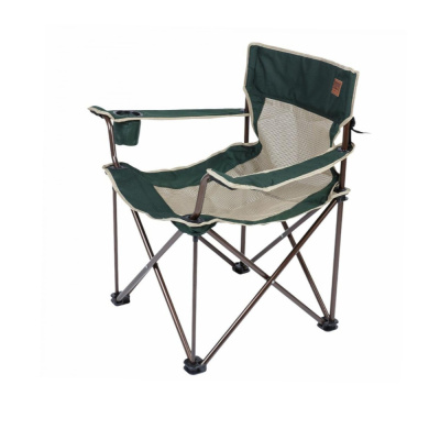Кресло Camping World Villager S (чехол, подстаканник в подлокотнике, сетчатые спинка и седенье, усил