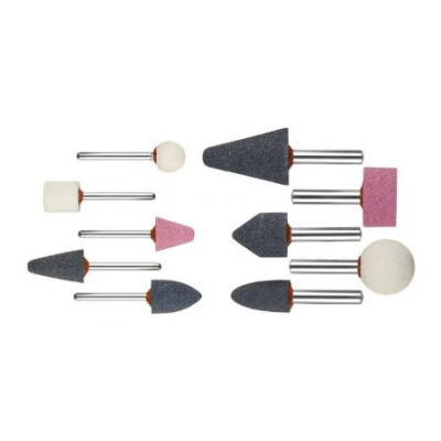 Набор ЗУБР: Абразивные минишарошки-насадки для гравера и дрели, хвостовик d 3.2мм, d 6мм