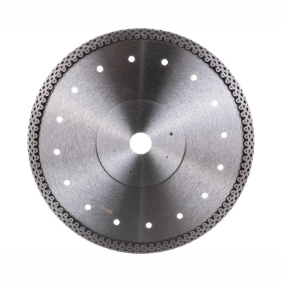 Диск алмазный ф230х22,2мм, тонкий, сплошной (Jaguar), мокрое резание// Gross