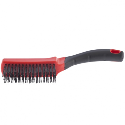 Щетка зачистная 5-и рядная,  двухкомпонентная рукоятка // MATRIX
