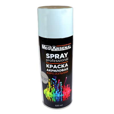 Краска акриловая аэрозольная MegArsenal темно-серый Ral 7004 520мл   
