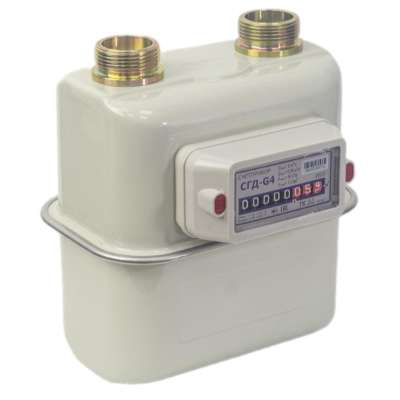 Счетчик газовый обьемный диафрагменный СГД G4 ТК правый