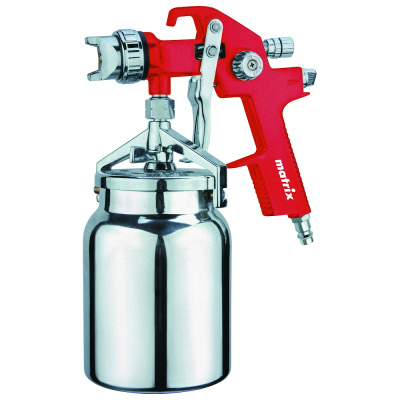 Краскораспылитель HVLP пневмат. с нижним бачком V= 1 л, сопло диаметром 1.4 мм// Matrix