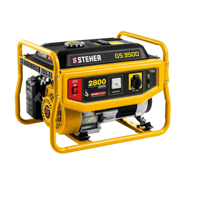 Генератор бензиновый (GS-3500) STEHER  2800 Вт