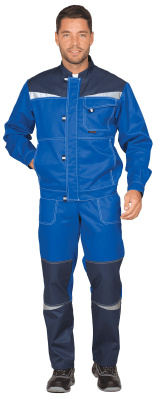 Костюм КМ-10 ЛЮКС, василек-т.синий (128-132, 170-176)