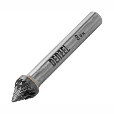 Борфреза по металлу твердосплавная, зенкер 60 град., тип-J, 8 мм// Denzel