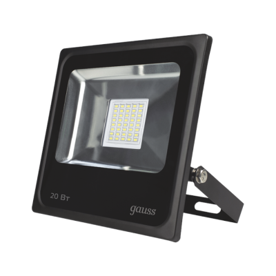 Прожектор светодиодный ДО-20w IP65 6500K черный