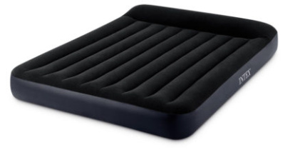 Матрас надувной с подголовником Pillow Rest Classic Bed Fiber-Tech, 183*203*25см, Intex